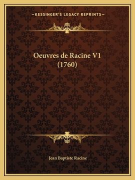 portada Oeuvres de Racine V1 (1760) (en Francés)