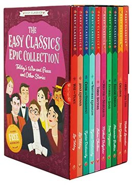 portada The Easy Classic Epic Collection: Tolstoy's war and Peace and Other Stories (in English)