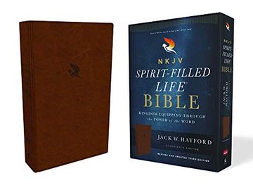portada Nkjv, Spirit-Filled Life Bible, Third Edition, Leathersoft, Brown, Indexed, red Letter Edition, Comfort Print: Kingdom Equipping Through the Power of the Word (en Inglés)