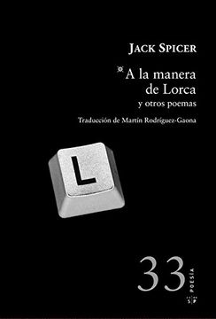 portada A la Manera de Lorca y Otros Poemas (in Spanish)