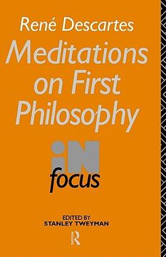 portada rene descartes' meditations on first philosophy in focus (en Inglés)