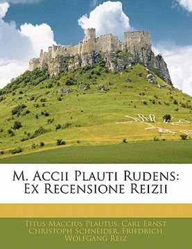 portada M. Accii Plauti Rudens: Ex Recensione Reizii (in Lituano)