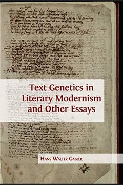 portada Text Genetics in Literary Modernism and Other Essays (en Inglés)