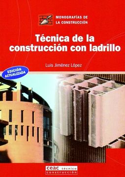 portada Técnica de la construcción con ladrillo (Monografía de la construcción)