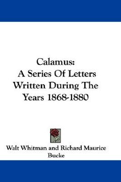 portada calamus: a series of letters written during the years 1868-1880