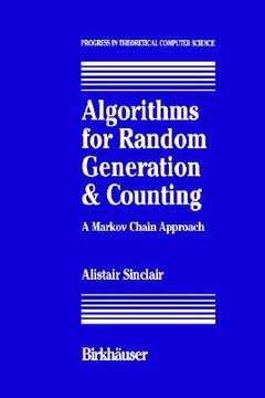 portada algorithms for random generation and counting: a markov chain approach: a markov chain approach (en Inglés)