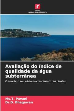 portada Avaliação do Índice de Qualidade da Água Subterrânea (en Portugués)