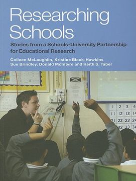 portada researching schools: stories from a schools-university partnership for educational research (en Inglés)