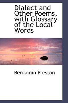 portada dialect and other poems, with glossary of the local words