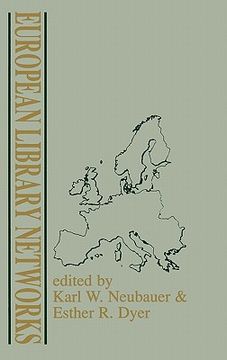 portada european library networks (en Inglés)