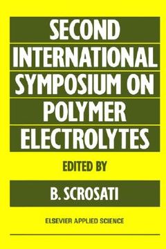 portada second international symposium on polymer electrolytes (en Inglés)