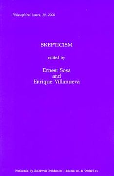 portada philosophical issues skepticism (en Inglés)