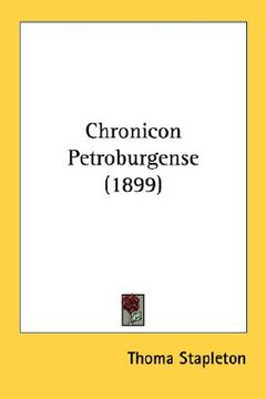 portada chronicon petroburgense (1899) (en Inglés)