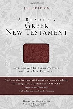 portada A Reader's Greek New Testament: Third Edition (in English)