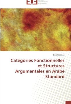 portada Catégories Fonctionnelles et Structures Argumentales en Arabe Standard