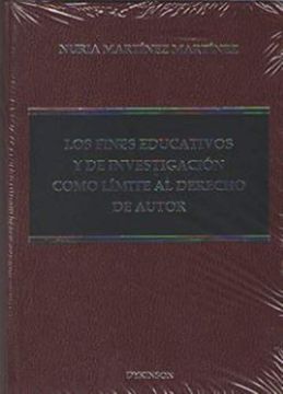 portada Los Fines Educativos y de Investigación Como Límite al Derecho de Autor (in Spanish)