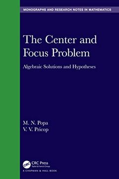 portada The Center and Focus Problem (Chapman & Hall (en Inglés)