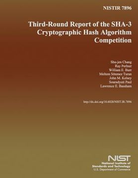 portada Nistir 7896: Third- Round Report of the SHA-3 Cryptographic Hash Algorithm Competition