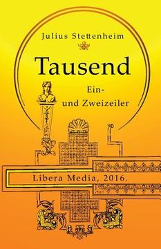 portada Tausend Ein- und Zweizeiler: Kommentierte Ausgabe (en Alemán)