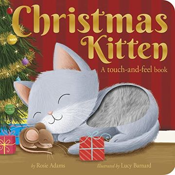 portada Christmas Kitten: A Touch-And-Feel Book (in English)