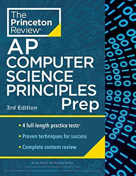 portada Princeton Review AP Computer Science Principles Prep, 3rd Edition: 4 Practice Tests + Complete Content Review + Strategies & Techniques (en Inglés)