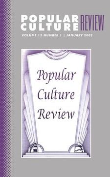 portada Popular Culture Review: Vol. 13, No. 1, January 2002 (in English)