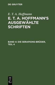 portada Die Serapions-Brüder, Teil 4 (in German)