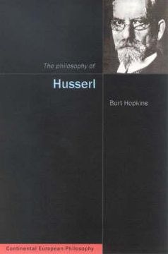 portada the philosophy of husserl (in English)