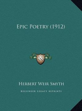 portada epic poetry (1912) (en Inglés)