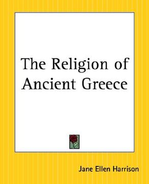 portada the religion of ancient greece (en Inglés)