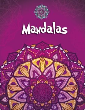 portada Mandalas: 100 Mandalas and Mandala Animals Together Relaxation Coloring Book For Girls (in English)