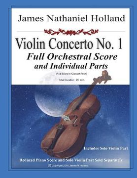 portada Violin Concerto No. 1: Full Score and Individual Parts (en Inglés)