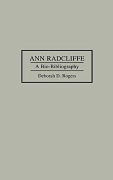 portada Ann Radcliffe: A Bio-Bibliography (Bio-Bibliographies in World Literature) (en Inglés)