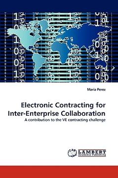 portada electronic contracting for inter-enterprise collaboration (en Inglés)