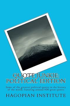 portada quote junkie: political edition (en Inglés)