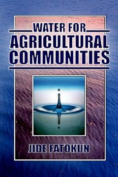 portada water for agricultural communities (en Inglés)