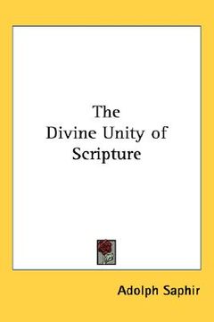 portada the divine unity of scripture (en Inglés)