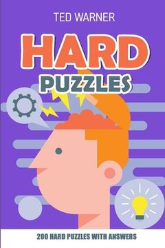 portada Hard Puzzles: Sukoro Puzzles - 200 Hard Puzzles With Answers (en Inglés)