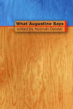 portada what augustine says (in English)