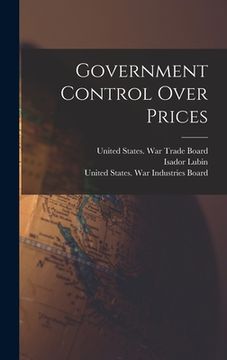 portada Government Control Over Prices (in English)