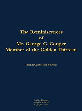 portada Reminiscences of Mr. George C. Cooper, Member of the Golden Thirteen (en Inglés)