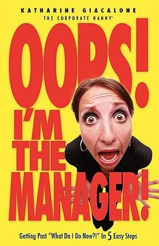 portada oops! i'm the manager! (en Inglés)