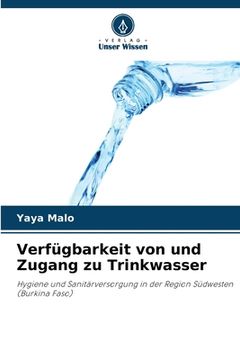 portada Verfügbarkeit von und Zugang zu Trinkwasser (en Alemán)