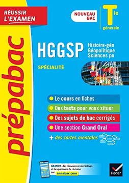 portada Hggsp tle Générale (Spécialité) - Prépabac Réussir L'examen - bac 2023: Nouveau Programme de Terminale (en Francés)