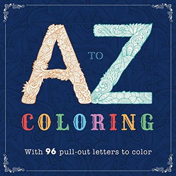 portada A-z Coloring: Adult Coloring Book 