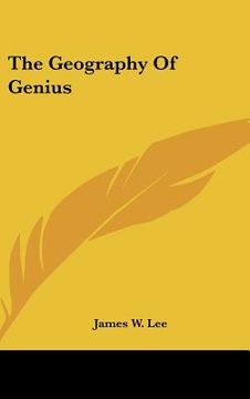 portada the geography of genius (en Inglés)