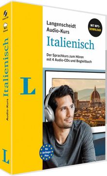 portada Langenscheidt Audio-Kurs Italienisch: Der Sprachkurs zum Hören mit 4 Audio-Cds und Begleitbuch: Der Sprachkurs zum Hören