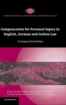 portada Compensation for Personal Injury in English, German and Italian Law: A Comparative Outline (Cambridge Studies in International and Comparative Law) (en Inglés)