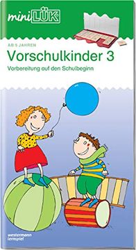 portada Minilük Übungen für Vorschulkinder: Minilük: Vorschulkinder 3: Vorbereitung auf den Schulbeginn für Kinder von 5 bis 7 Jahren: Heft 3 (in German)