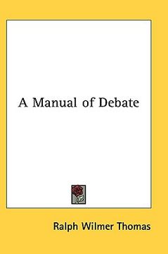 portada a manual of debate